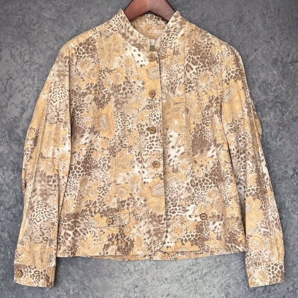 Christopher & Banks Linen Cotton Lightweight Jacket, Petite XL - Picture 1 of 3